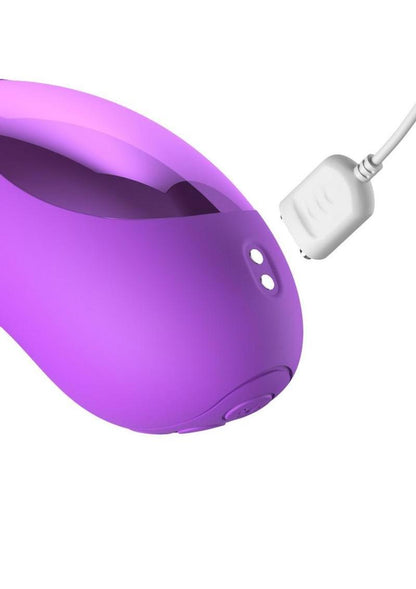 Fantasy For Her Intimotion G-Pro Rechargeable Silicone Rabbit Vibrator with Clitoral Stimulator