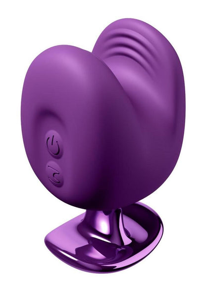 Fantasy For Her Luv Bites Rechargeable Silicone Stimulator - Purple