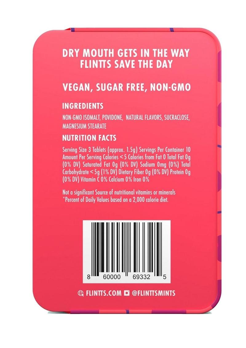 Flintts Mints – Cherry Mouth Watering Oral Delights