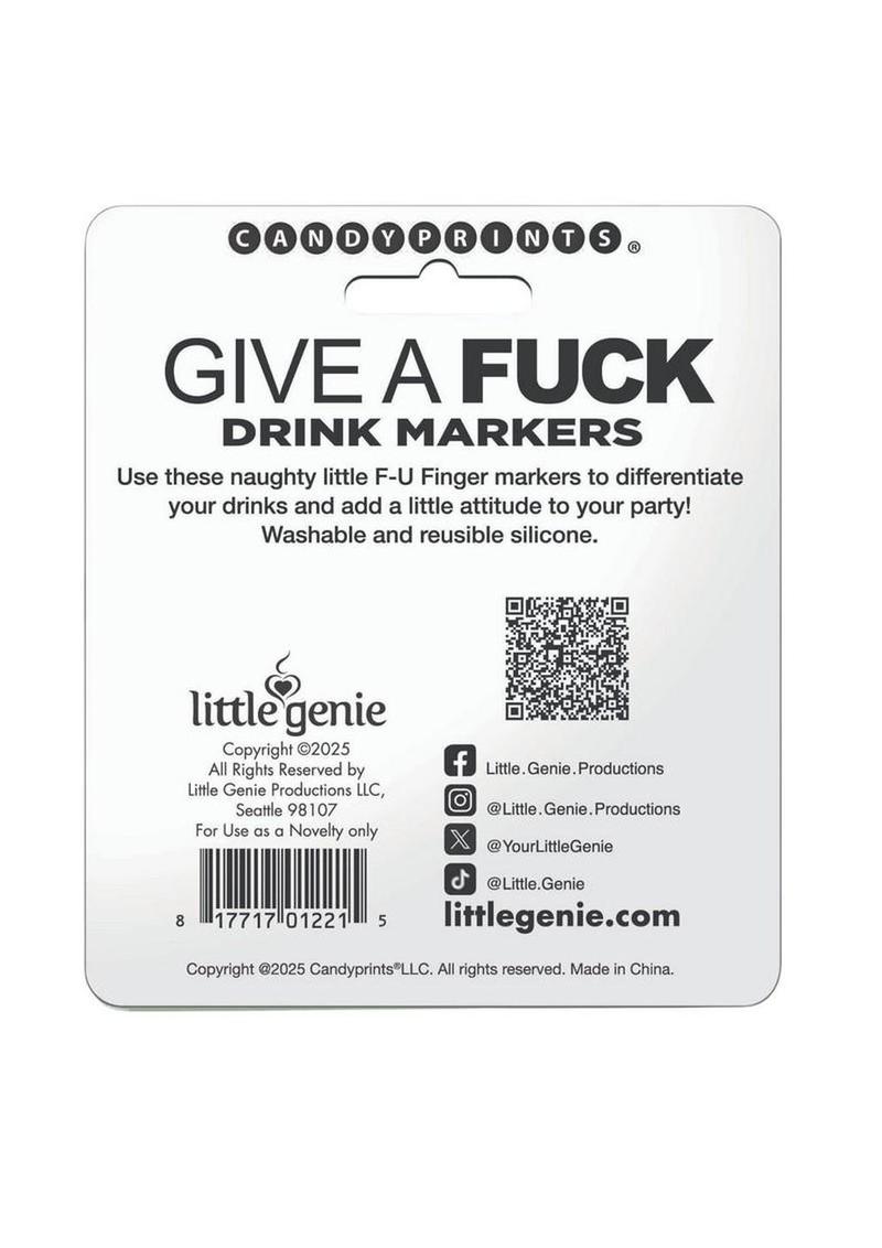Fu Finger Drink Markers – Naughty Party