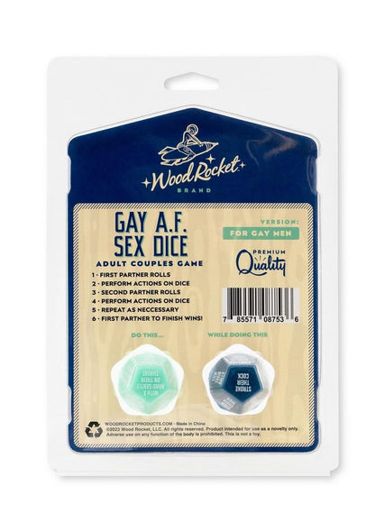 Gay AF Sex Dice – Sexy Game for Gay Couples