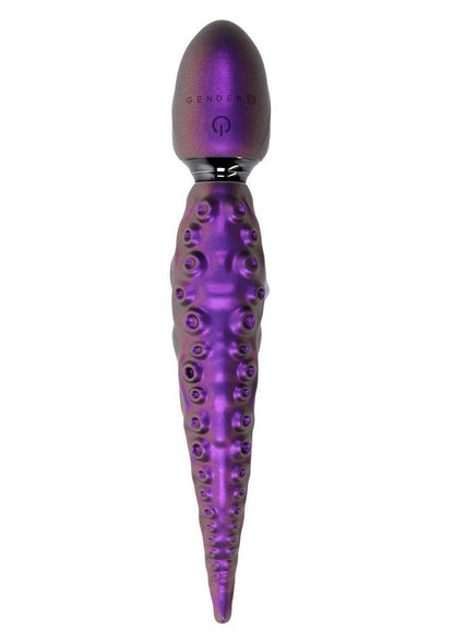 Gender X Into The Deep Rechargeable Silicone Vibrating Dildo - Purple