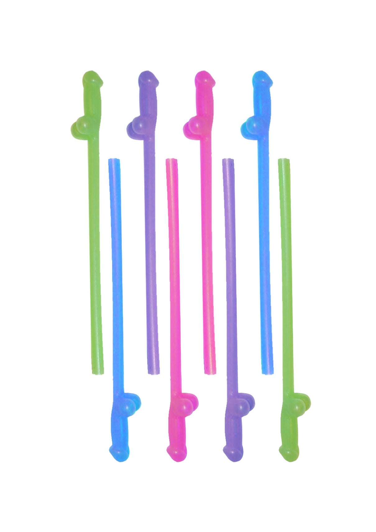 Glowing Naughty Straws
