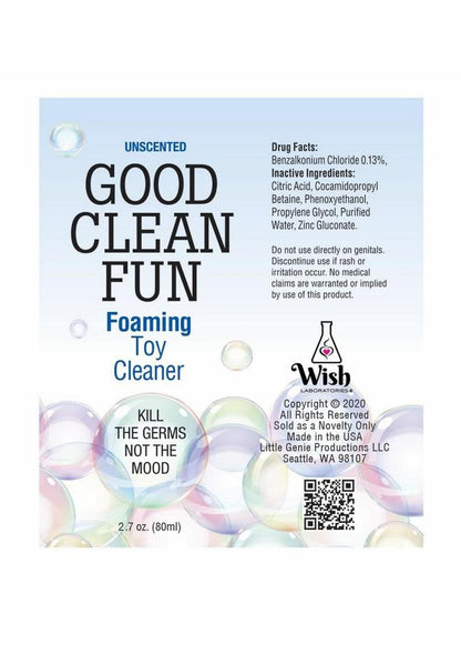 Good Clean Fun Foaming Toy Cleaner 2.75oz - Unscented