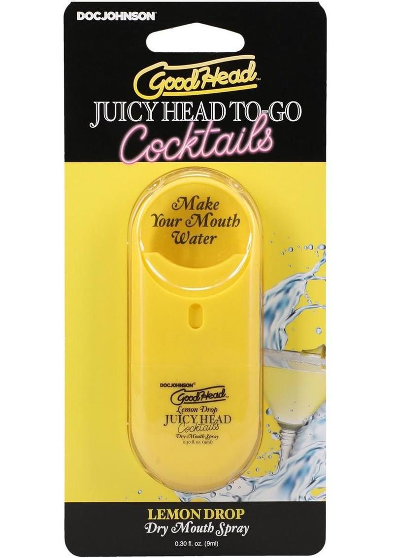 Goodhead Juicy Head Cocktails Dry Mouth Spray To-Go Lemon Drop - .30oz