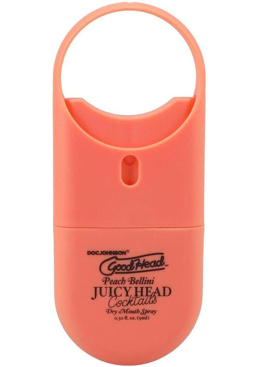 Goodhead Juicy Head Cocktails Dry Mouth Spray To-Go Peach Bellini - .30oz