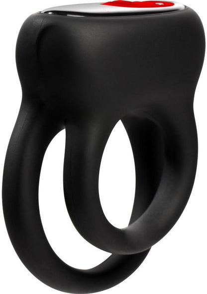 Hard-On Vibrating Rechargeable Silicone Double Cock Ring