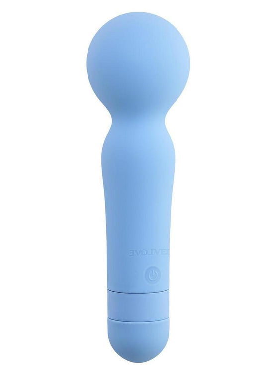 Iris Rechargeable Silicone Wand - Blue
