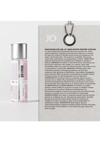 JO Bake Shoppe Flavored Lubricant Frosted Cupcake - 2oz