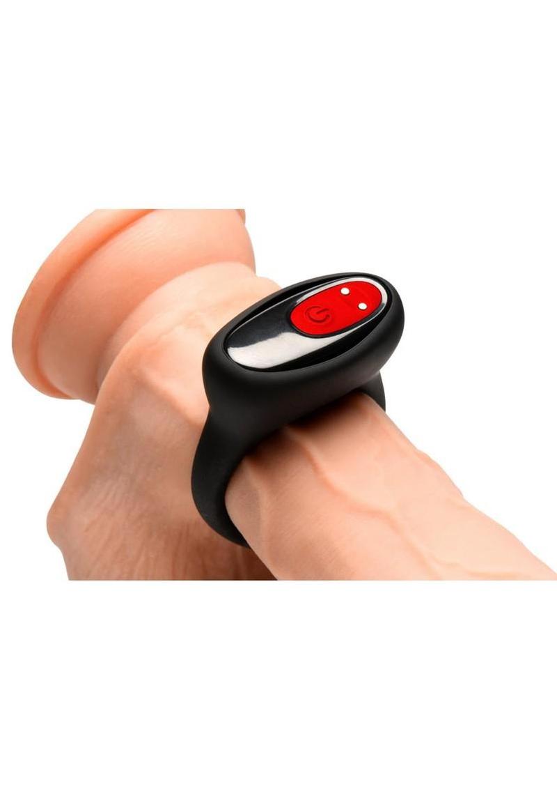 Jock Hard-On Vibrating Rechargeable Silicone Cock Ring