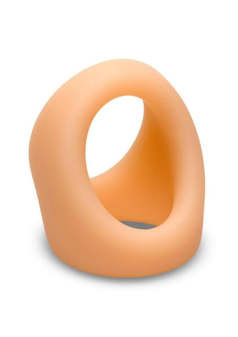Jock Silicone Cock and Ball Ring - Vanilla