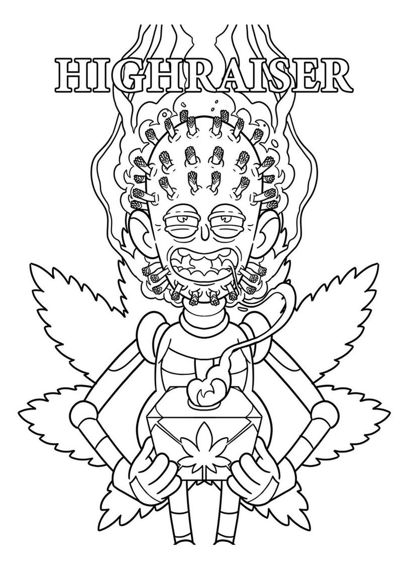 Killer Buds Weed Coloring Book – Horror Meets Hilarious