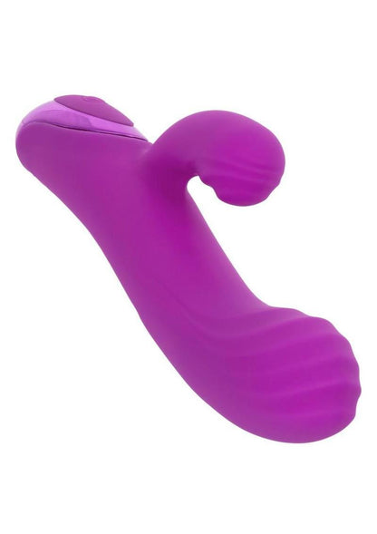 Kroma Turbo Passion Rechargeable Silicone Dual Stimulator - Purple