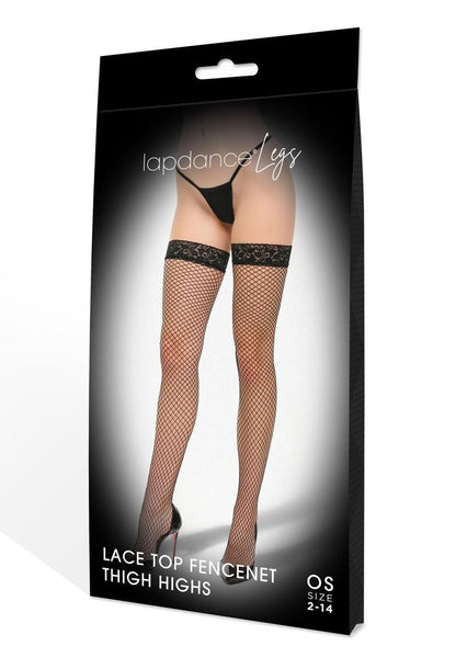 Lapdance Legs Diamond Net Thigh High Os