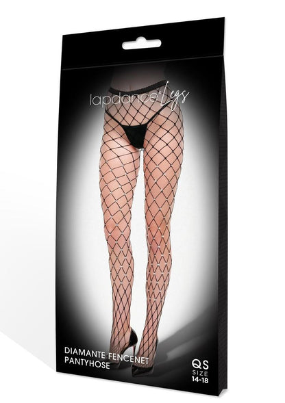 Lapdance Legs Rhinestone Pantyhose