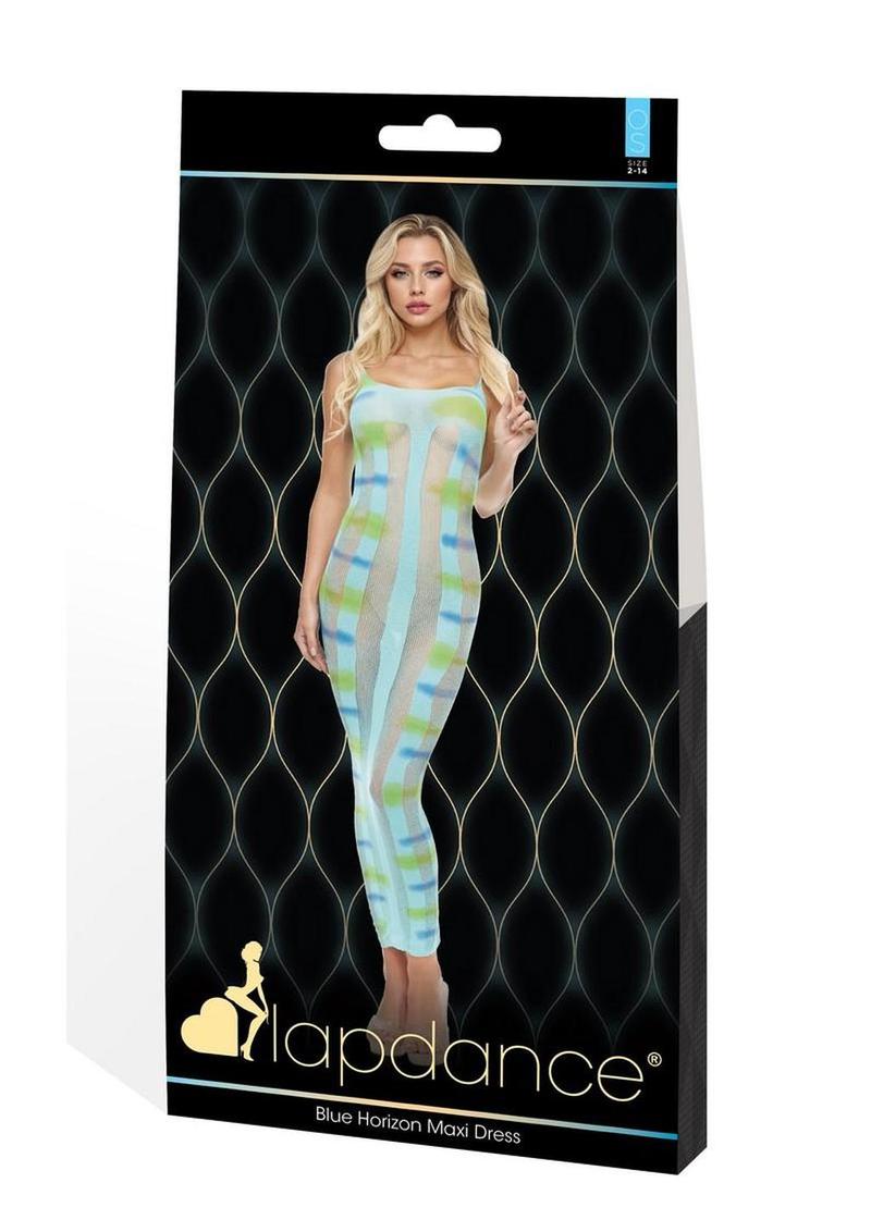 Lapdance Lingerie Blue Horizon Maxi Dress - Os