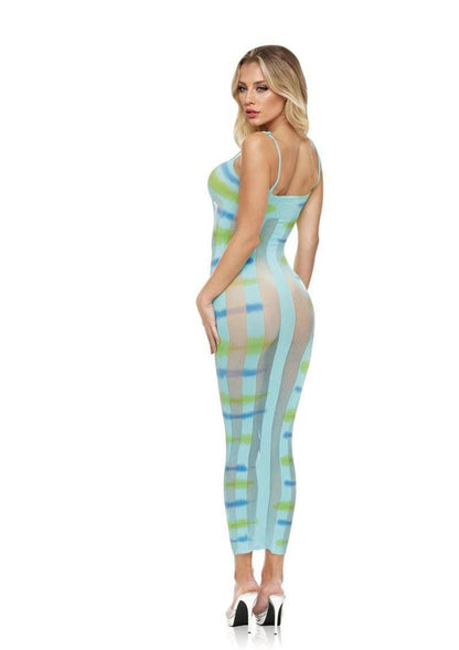 Lapdance Lingerie Blue Horizon Maxi Dress - Os