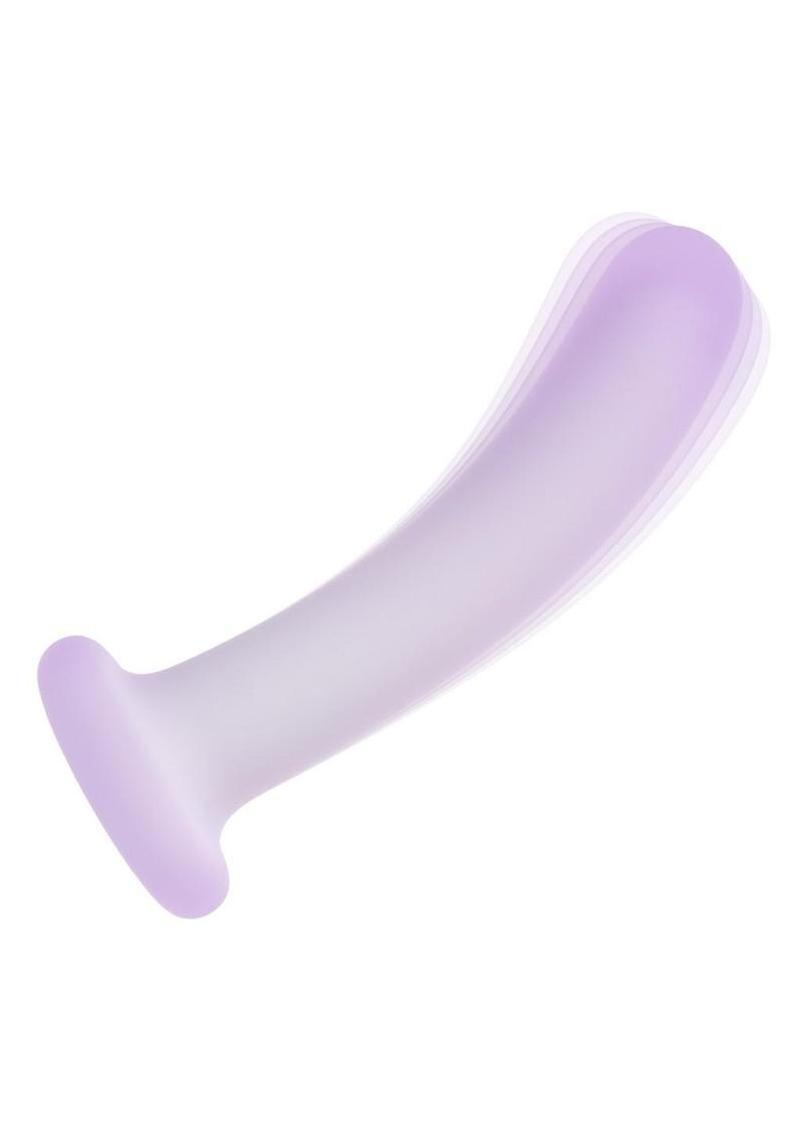 Lavender Haze Slender Curved Rechargeable Silicone Probe
