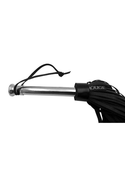 Leather Flogger with Steel Handle