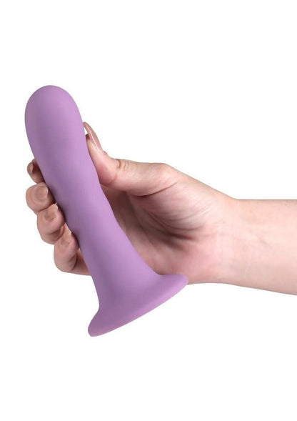 Love Notes Believe Silicone Ribbed Flexible Curved Dildo with Suction Cup