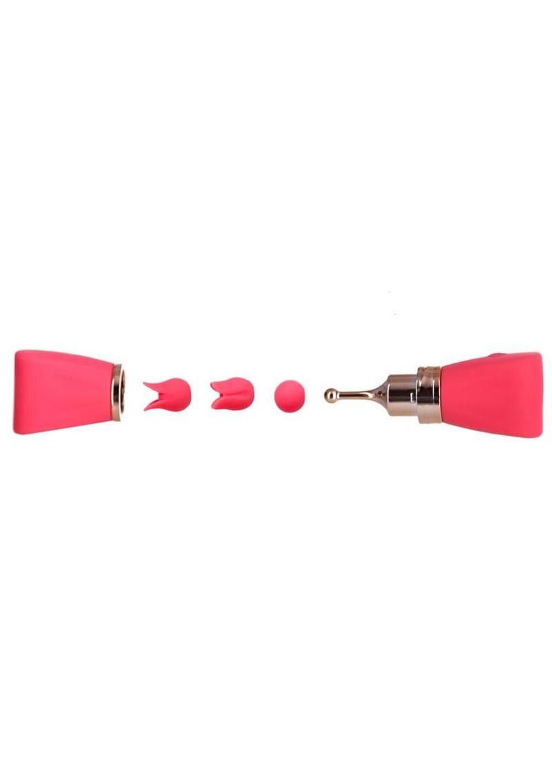 M'lady Pinpoint Silicone Rechargeable Bow Tie Wand