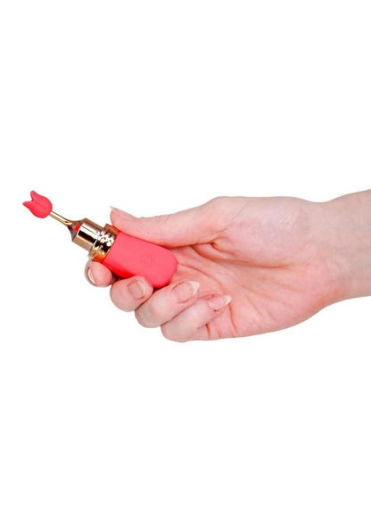 M'lady Pinpoint Silicone Rechargeable Bow Tie Wand