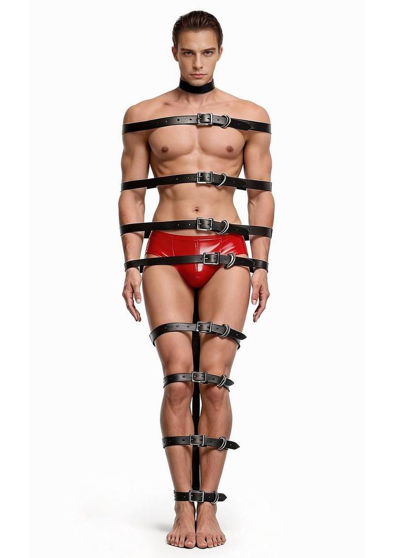 Master Series Backbone Full Body Harness - Black