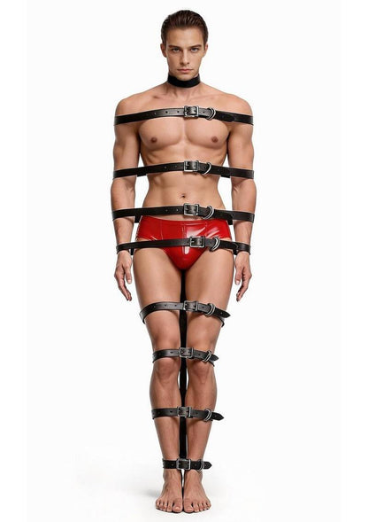 Master Series Backbone Full Body Harness - Black