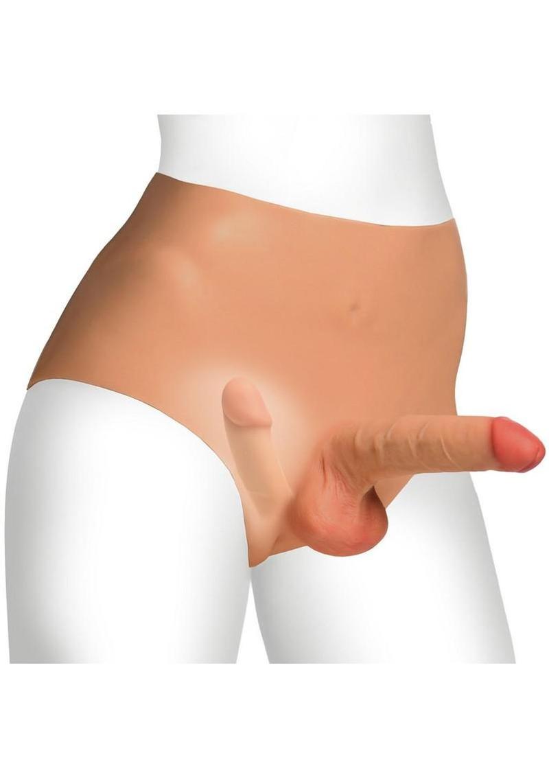 Master Series Double Boner Briefs Silicone Penis Panty