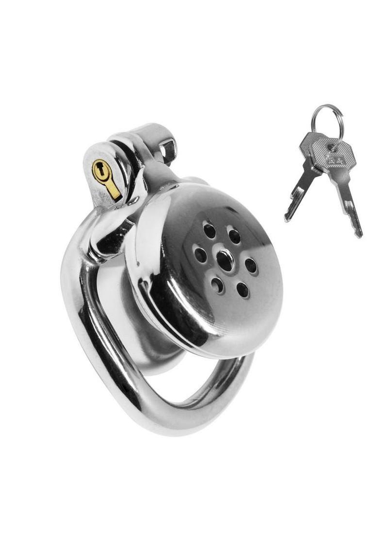 Master Series Inverted Chastity Cage - Silver