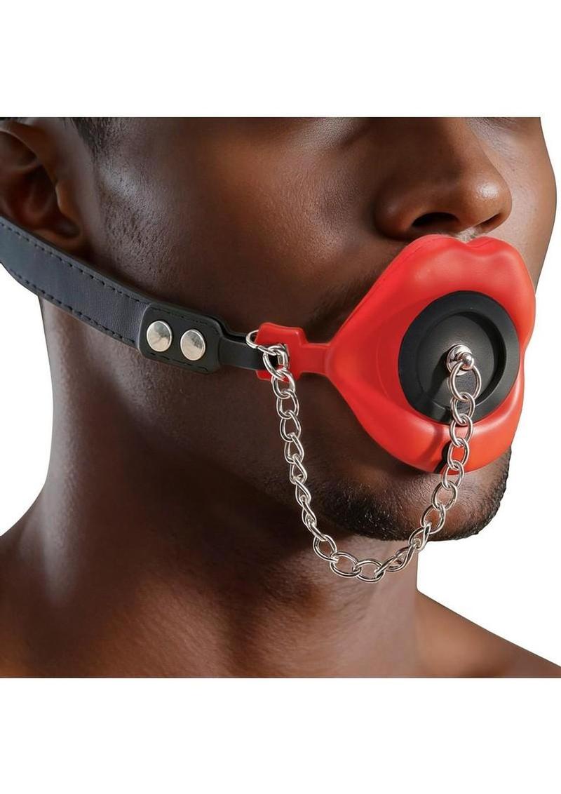 Master Series Plugged Silicone Feeding Gag