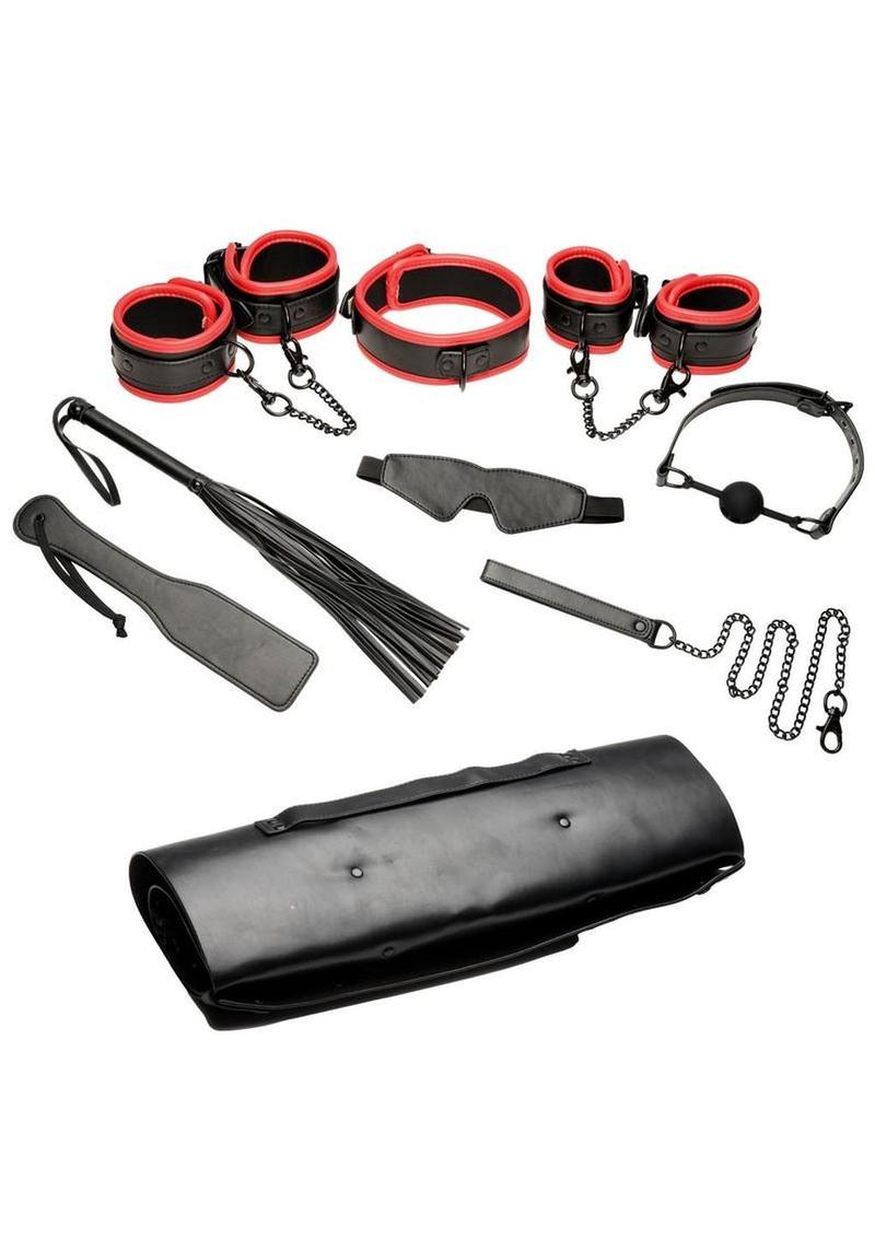 Master Series Scarlet Seduction Bondage Travel - 14 Piece/Set
