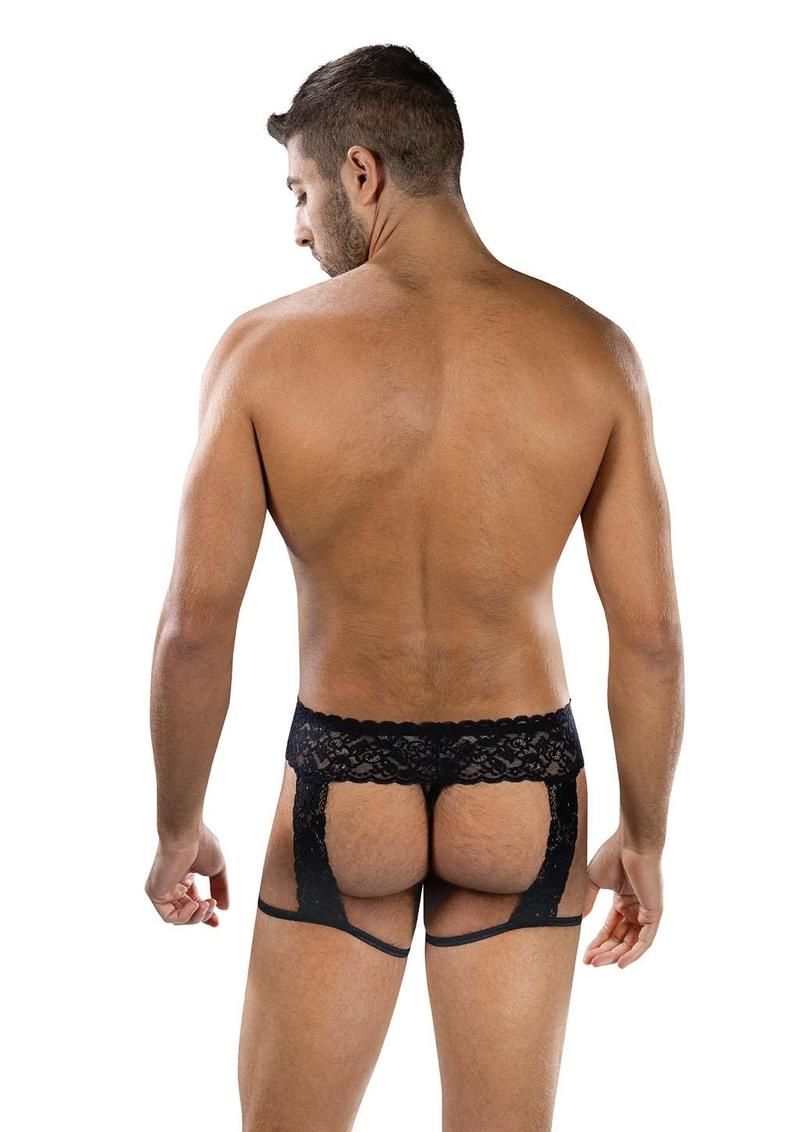 Midnight Stride Garters-Black-Os