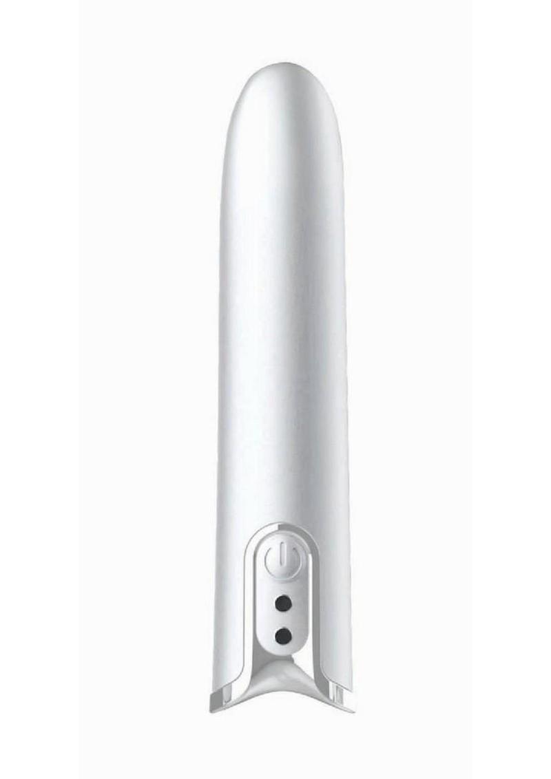 Mini's Imperial Rechargeable Silicone Bullet - Silver