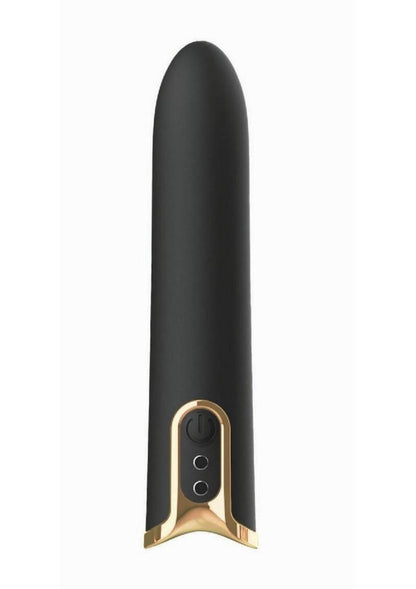 Mini's Royal Rechargeable Silicone Bullet - Black
