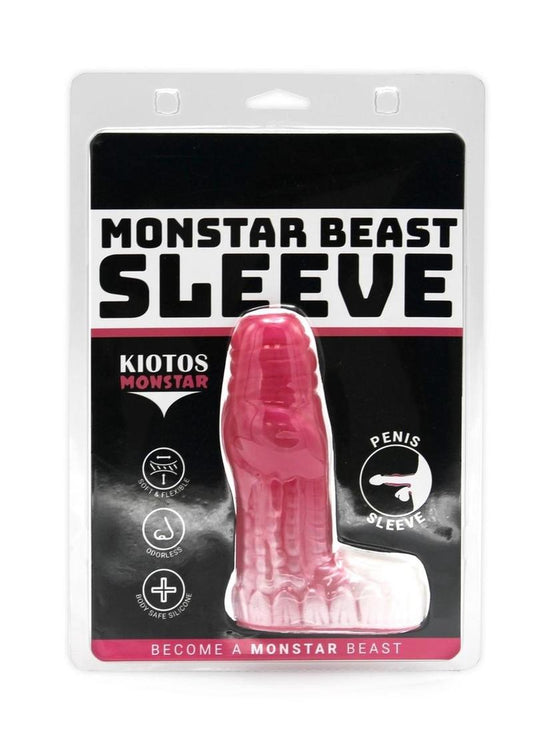 Monstar Silicone Sleeve 06 - Pink/White