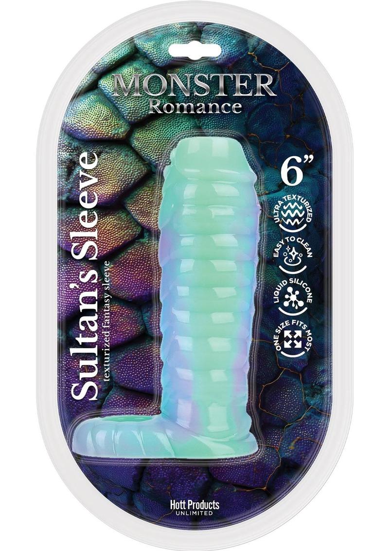 Monster Romance Sultan's Silicone Sleeve - Blue/Purple