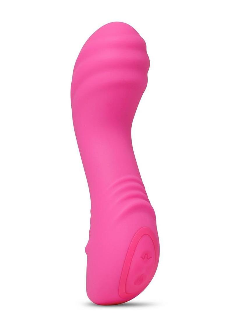 Nu Sensuelle Muse Xlr8 Rechargeable Silicone Bullet Vibrator with Heat - Pink