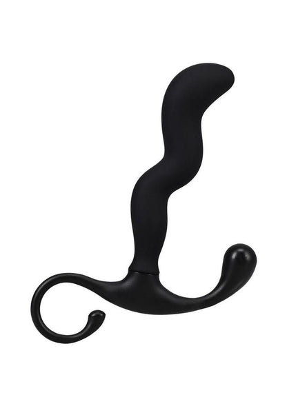 Optimale Zig Zag Silicone Prostate Massager - Black
