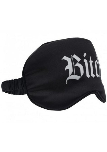 Ouch! Bitch Printed Satin Mask