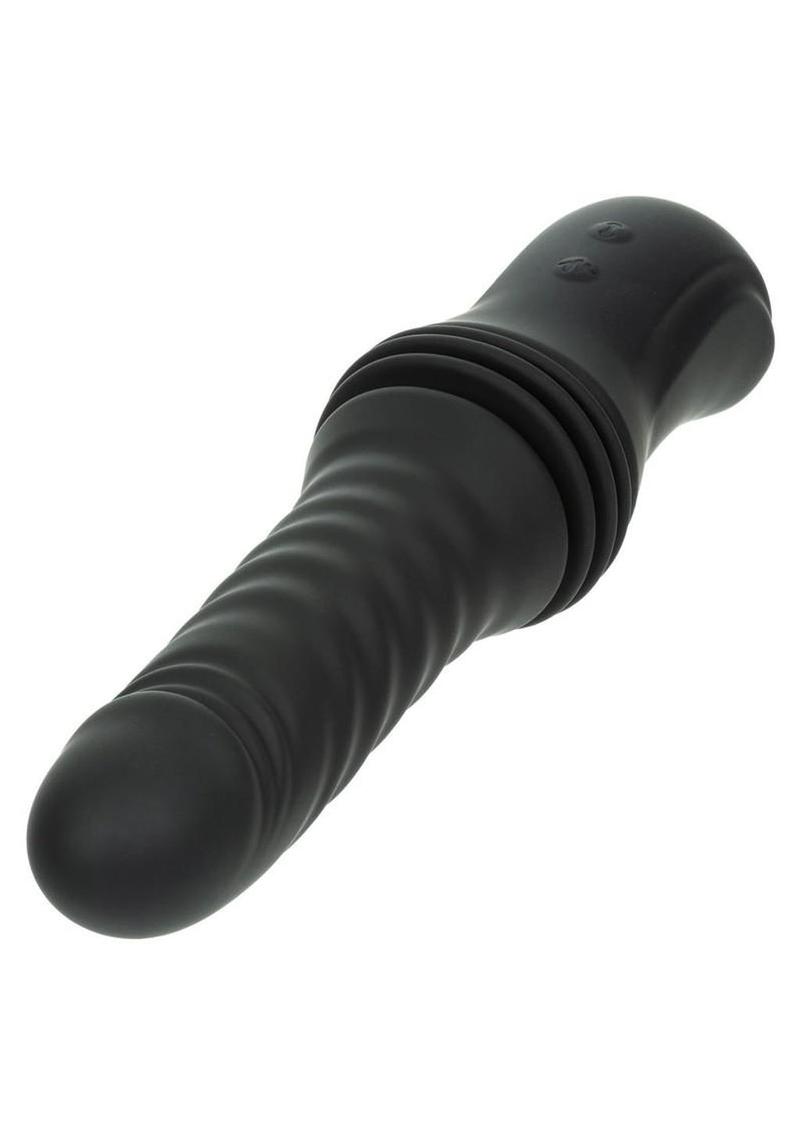Overdrive Rechargeable Silicone Sex Machine Waterproof Thruster with Remote Control