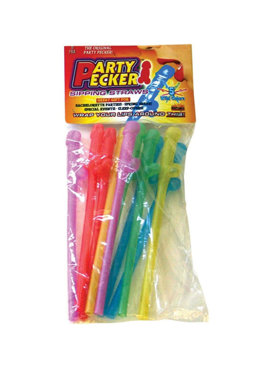 Pecker Party Sipping Straws