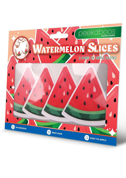 Peekaboos Watermelon Slices - Green/Red