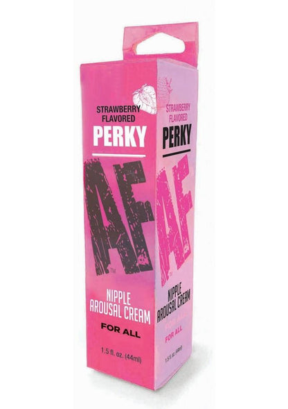 Perky AF Nipple Arousal - Cream/Strawberry - 1.5oz