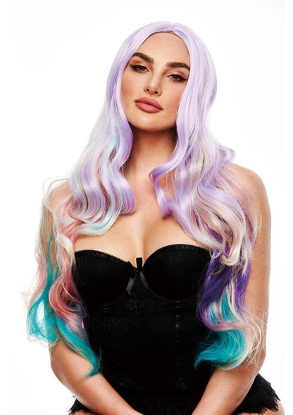 Pleasure Wigs Collection Ella Wig - Multicolor/Pastel Rainbow