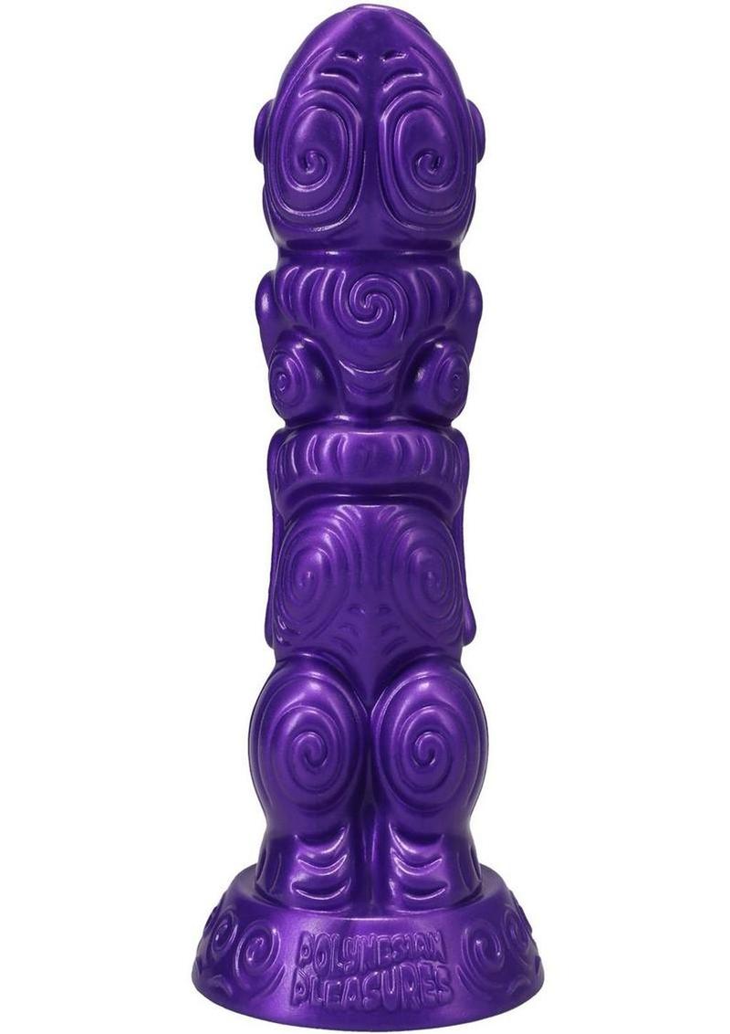 Polynesian Pleasure Idols Uhane Ino Spirit Idol Rechargeable Silicone Vibrating Dildo with Remote