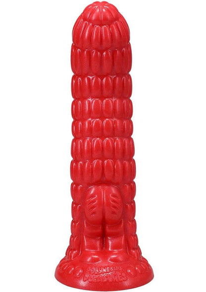 Polynesian Pleasure Idols Ula' Make Fire Idol Rechargeable Silicone Vibrating Dildo with Remote Control