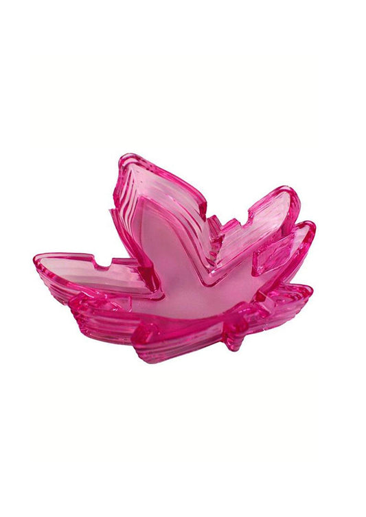 Pink Pot Leaf Ashtray