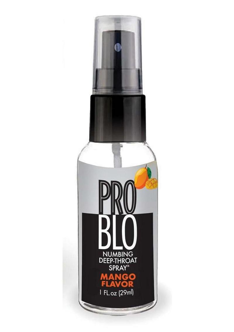 Problo Numbing Deep Throat Spray 1oz - Mango