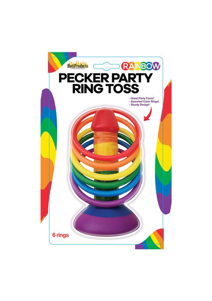 Rainbow Pecker Ring Toss